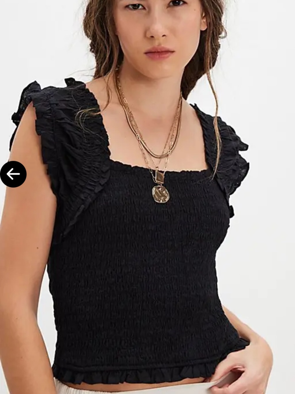 Free people Ari Smocked Top